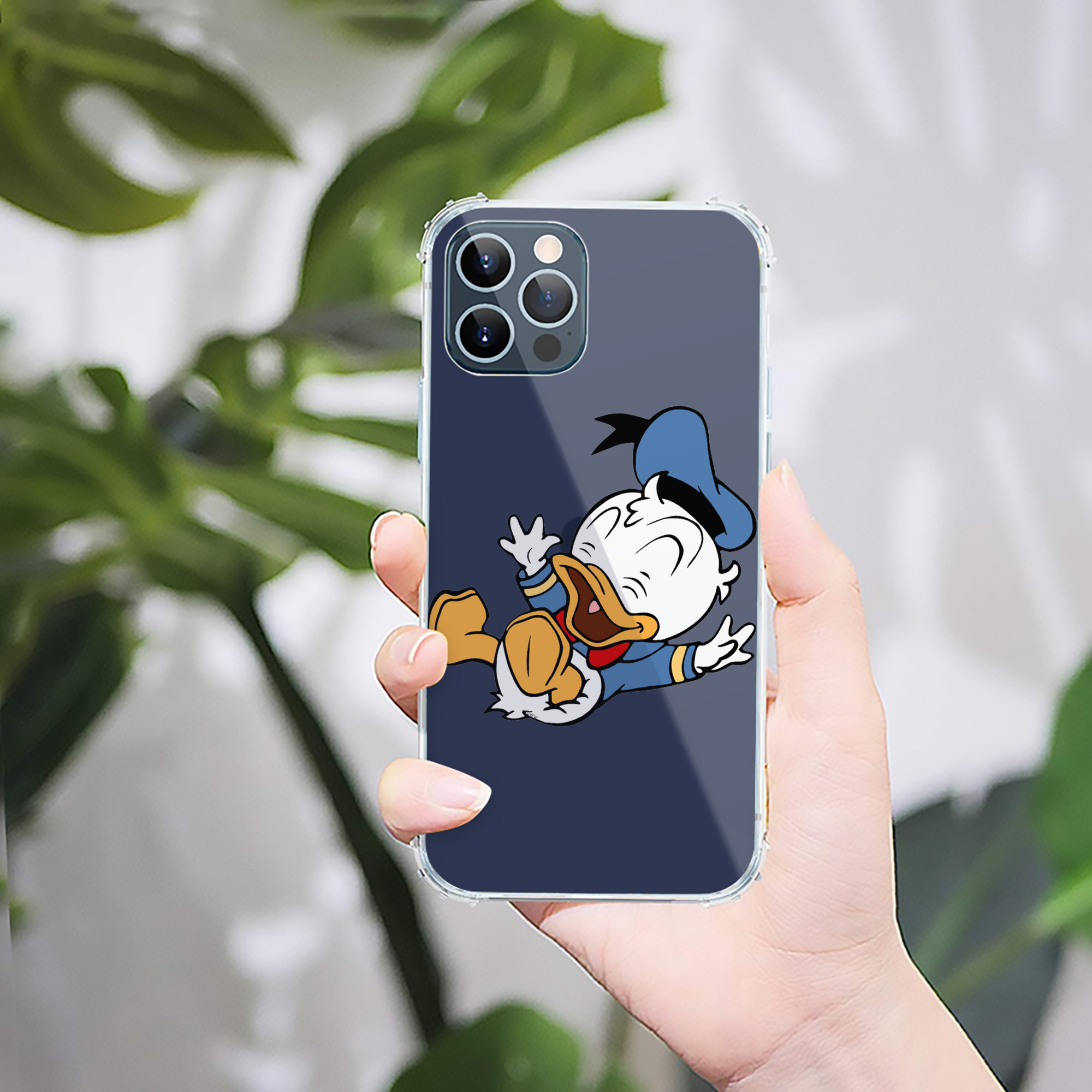 （画像用） ミッキーマウス Mickey Mouse 【iPhone 12シリーズ対応】透明スマホケース（クリアソフトケース）